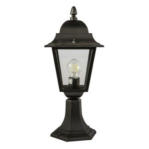 Opera 1 Light Pillar Mount Light Black - OPERA-PM BLK