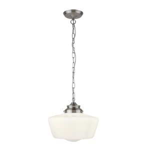 Agatha IP44 Pendant Light Satin Chrome - R8071-1P-SC