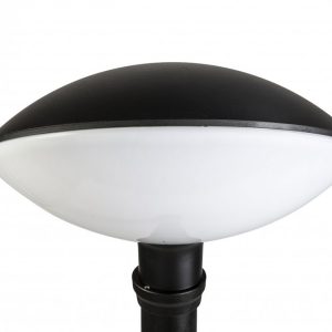 Tao 1 Light Post Top Black - TAO-PT BLK