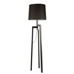 Tripod 1 Light Floor Lamp Black - TRIPOD-F/L BLK