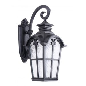 Vergara Downward Wall Light Large Black - VERGARA-LG W/B