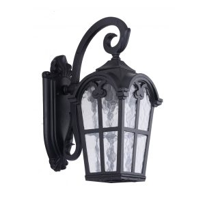 Vergara Downward Wall Light Small Black - VERGARA-SM W/B