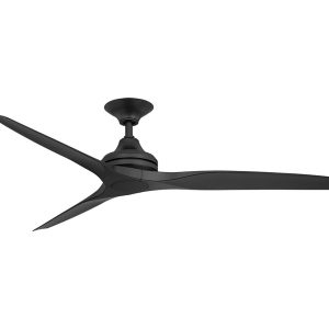 Spitfire 2 60" AC Ceiling Fan Black Motor / Black Polymer Blades - MS21BL + BS21BL