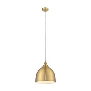 Jade 220mm 1 Light Pendant Brushed Brass  - 31412