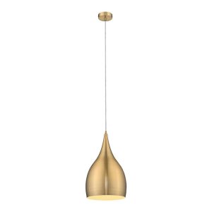 Jade 240mm 1 Light Pendant Brushed Brass  - 31417