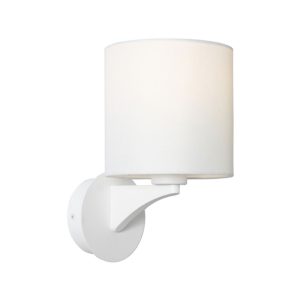 Kirsten 1 Light Wall Light White - KIRST1WWHT