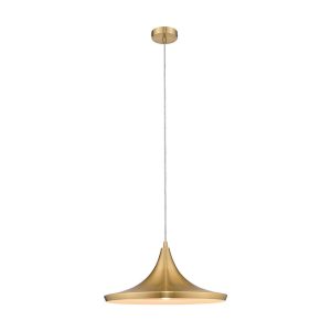 Laya 360mm 1 Light Pendant Brushed Brass  - 31400