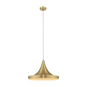 Laya 460mm 1 Light Pendant Brushed Brass  - 31405