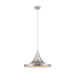 Laya 460mm 1 Light Pendant Brushed Nickel  - 31407