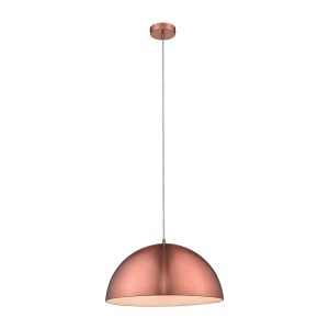 Luna 400mm 1 Light Pendant Brushed Copper  - 31364