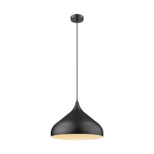 Nova 420mm 1 Light Pendant Black  - 31433