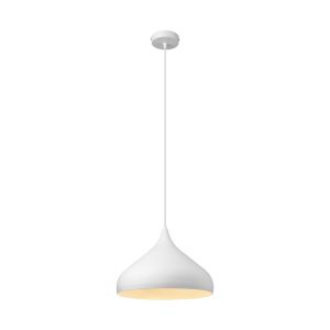 Nova 420mm 1 Light Pendant White  - 31434