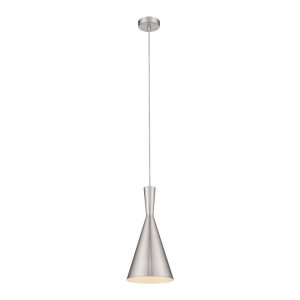 Ruby 185mm 1 Light Pendant Brushed Nickel - 31394