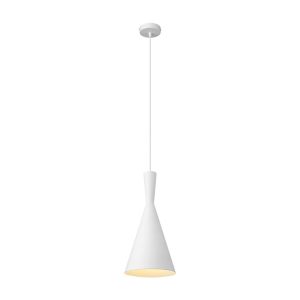 Ruby 185mm 1 Light Pendant White - 31396