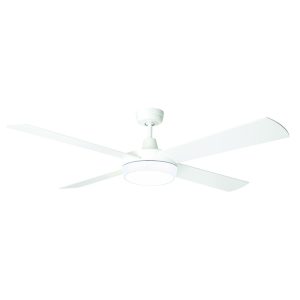 Tempest Supreme 52" Ceiling Fan With 18W LED White / Tri-Colour - 20907/05