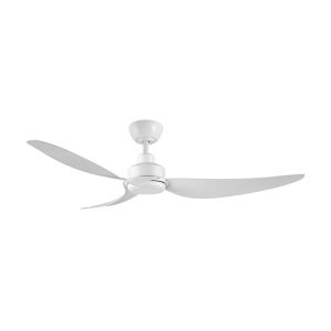 Trinity 56" DC Ceiling Fan White Motor / White Polymer Blades - TRI56MW