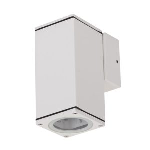 Alpha 240V GU10 Wall Pillar Light White - 19391