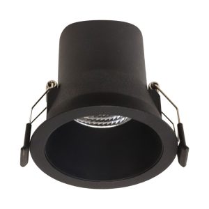 Coolum Plus 6W Dimmable LED Downlight Black / Warm White - S9067TC/BK