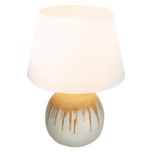 Candy Ceramic Table Lamp Yellow / White - LL-27-0063Y