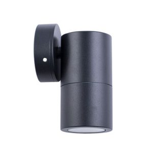 Poseidon 12V MR16 Fixed Wall Pillar Light Black - PM1FBL