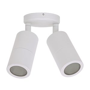 Shadow 12W 240V LED Double Adjustable Wall Pillar Light White / Warm White - 49176