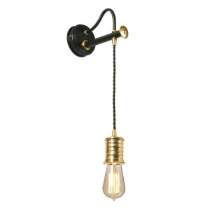 Douille Wall Light Black / Polished Brass - DOUILLE1 BPB [CLONE]