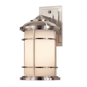 Lighthouse Medium Wall Lantern Brushed Steel - FE/LIGHTHOUSE2/M [CLONE]