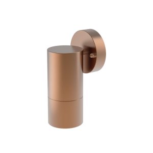 Elements 240V GU10 Fixed Wall Pillar Light Copper - AWL-06-CP-240