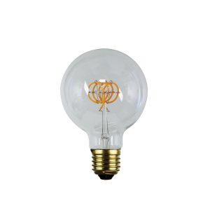 Filament Spherical G95 Spiral LED 5W E27 Dimmable / Warm White - A-LED-23205222