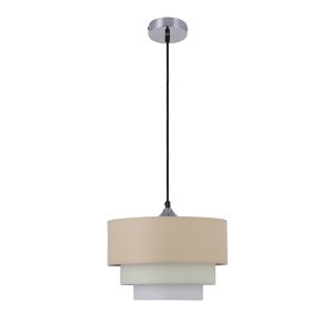 Isabelle 1 Light Pendant Light Off White - LL002PL045W