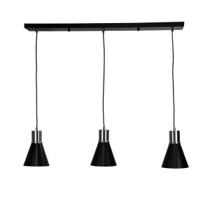 Como 3 Light Bar Pendant Light Brushed Chrome - OL67513BC