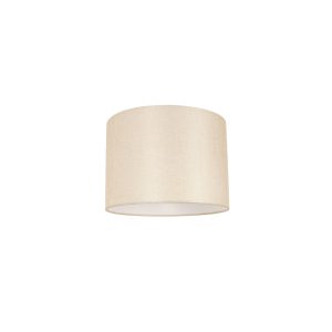 Linen 12" Drum Shade DIY Batten Fix Natural - SHADE04