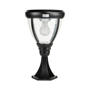 Traditional Pillar Mount LED Light With Motion Sensor - SLDPIL0007A-6.2W-PIR