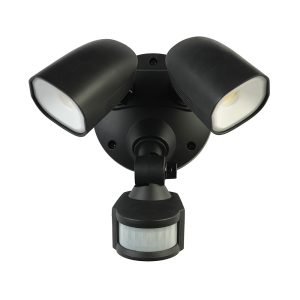 Shielder 20W LED Floodlight With Sensor Black / Cool White - 20784/06