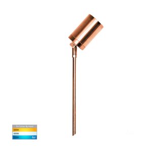 Eden 5W 12V DC Adjustable LED Spike Light Copper / Tri-Colour - HV1412T