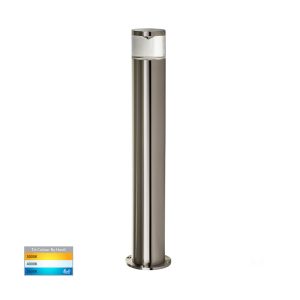 Highlite 5W 12V DC LED Bollard Light 316 Stainless Steel / Tri-Colour - HV1602T-SS316