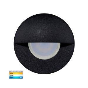 Ollo 5W 12V DC Eyelid LED Step Light Black / Tri-Colour - HV19012T-BLK