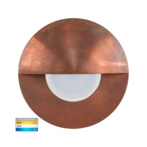 Ollo 5W 12V DC Eyelid LED Step Light Copper / Tri-Colour - HV19012T-CP