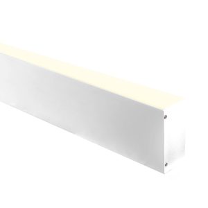 Deep Square 1 meter 38x90mm LED Profile White - HV9693-3890-WHT