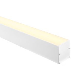 Deep Square 1 meter 60x70mm LED Profile White - HV9693-6070-WHT