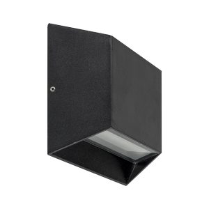 Rectangular LED Wall Light Black - SLDWL01-BLK