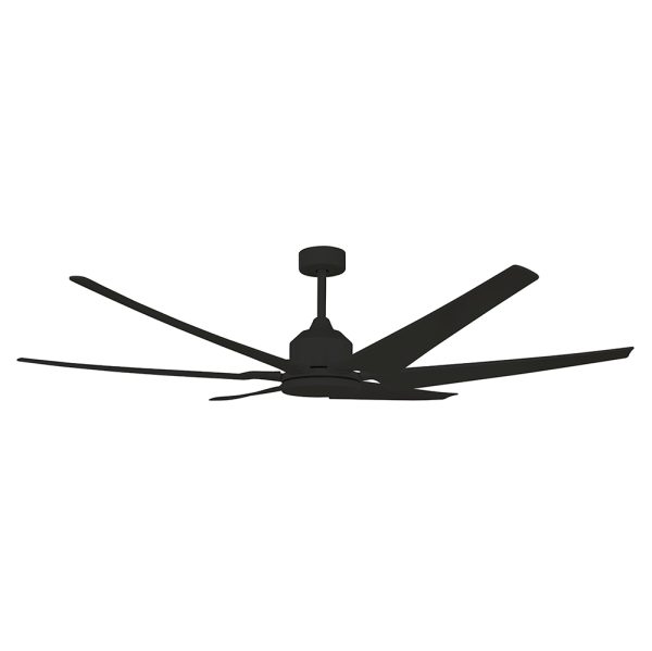 Hercules ABS 82" DC Ceiling Fan Matt Black - 20491/06