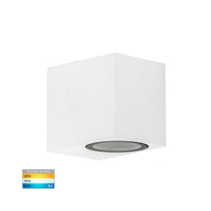 Accord 5W 240V Fixed LED Wall Pillar Light White / Tri-Colour - HV3631T-WHT