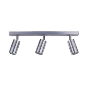 Poseidon 3 Light 240V GU10 Ceiling Spotlight Bar Light Titanium - PG3BART