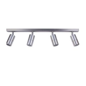 Poseidon 4 Light 240V GU10 Ceiling Spotlight Bar Light Titanium - PG4BART