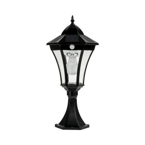 Traditional Pillar Mount LED Light With Motion Sensor - SLDPIL0009A-3.8W-PIR