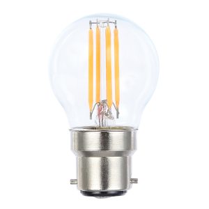 Filament 12V Fancy Round LED 4W B22 Warm White - LFR4WCBCWW12V