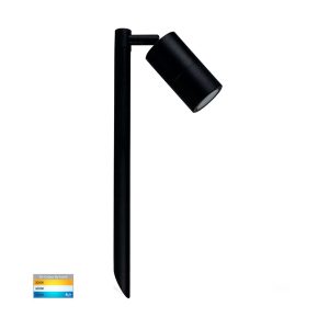 Tivah 5W 12V DC LED Path Light Matt Black / Tri-Colour - HV1407T-BLK