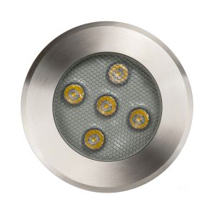 Split 5W 12V DC LED Inground Uplighter 316 Stainless Steel / Cool White - HV1842C