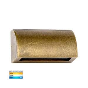 Ridge 6W 12V DC LED Step Light Solid Bronze / Tri-Colour - HV3283T-BRZ